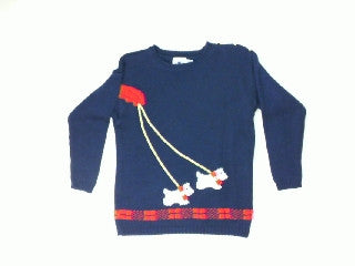 Dog Walking-X Small Christmas Sweater