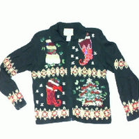 Pockets of Holiday-X Small Christmas Sweater