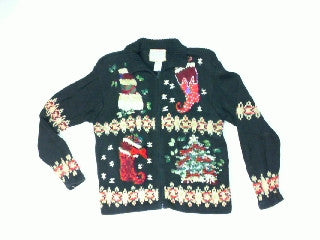 Pockets of Holiday-X Small Christmas Sweater