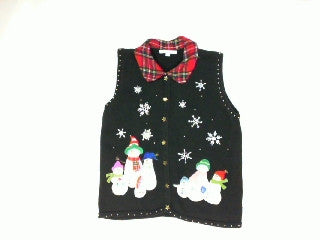 Snow Family Gathering-Small Christmas Sweater