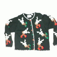 Everywhere Reindeer-Small Christmas Sweater