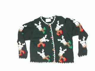 Everywhere Reindeer-Small Christmas Sweater