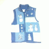 Winter Blues-Small Christmas Sweater