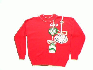 Look At Those Ornaments-Medium Christmas Sweater