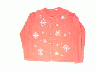 Sparkling Snowflake-Large Christmas Sweater