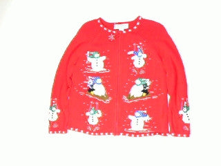 Sledding Fun-Small Christmas Sweater