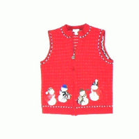 Snowman In The Wild-XSmall Christmas Sweater