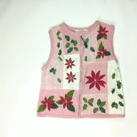 Poinsettias Threw Up On My Sweater-Small Christmas Sweater