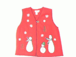Let It Snow Man-Small Christmas Sweater