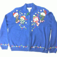 Light Up My Life  Frosty-Large Christmas Sweater