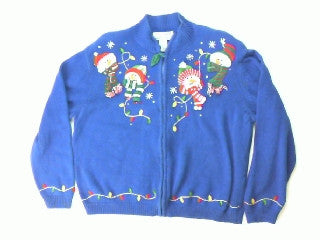 Light Up My Life  Frosty-Large Christmas Sweater