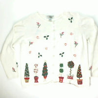 Topiary Swirls-Medium Christmas Sweater