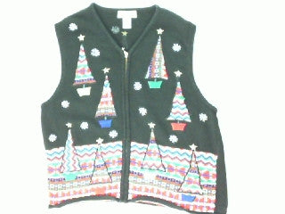 Triangle Trees-Large Christmas Sweater