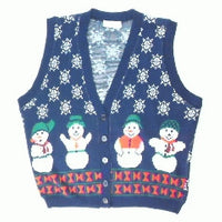 Standing In The Snow-Large Christmas Sweater