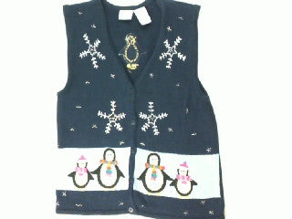 Polar Penguin Parade-X Small Christmas Sweater