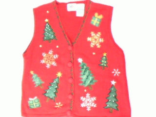 Tree Trees, and More Trees X Small Christmas Sweater