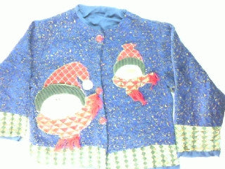 Snazzy Snowmen- Large Christmas Sweater