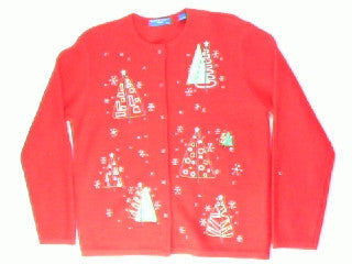 Attach of Tacky Trees- Small Christmas Sweater