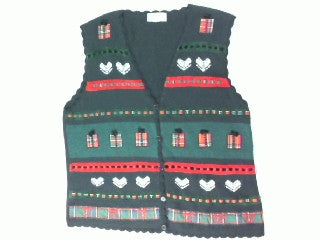 Packaged in Plaid-Large Christmas Sweater