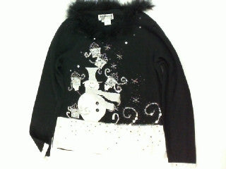 Feeling Fancy Snowman- X Small Christmas Sweater