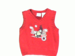 Moose Crossing-Kids Christmas Sweater