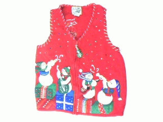 Snowman Band For You- Small Christmas Sweater