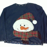 Snowfelt Snowman-Large Christmas Sweater