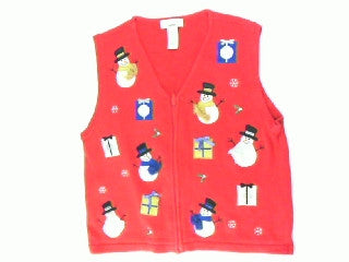 Wrapped and Warm- Small Christmas Sweater