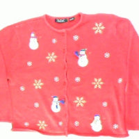 Snowflurry Into Snowflakes-Large Christmas Sweater