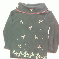 Golden Holly- Small Christmas Sweater