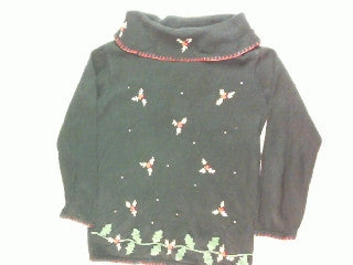 Golden Holly- Small Christmas Sweater