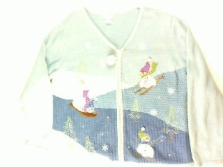 No Place To Play Like Snowplace-Medium Christmas Sweater