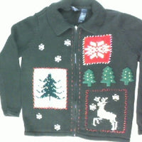 Sparkle On My Reindeer-Medium Christmas Sweater