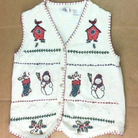 Snowy Tree house- Small Christmas Sweater
