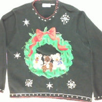 Beary Friendly Welcome-Large Christmas Sweater