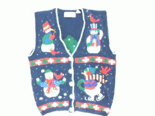 Snowman Activities-Small Christmas Sweater