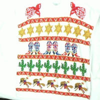 Cow  Girl Up- Medium Horse Rodeo Sweater
