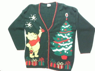 Reaching To The Top Of The Tree Small Whinnie the Pooh Sweater