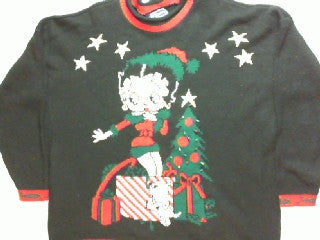 Surprise For You-XX Large Betty Boop Sweater