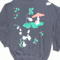 Going Mushrooms For You-Large Ugly Sweater