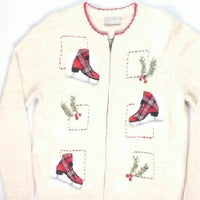 A Day On The Ice-Small Ice Skate Sweater