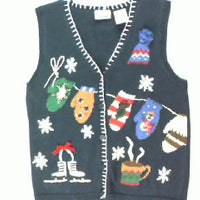 Hanging Winter Clothes Up To Dry- X Small Christmas Sweater