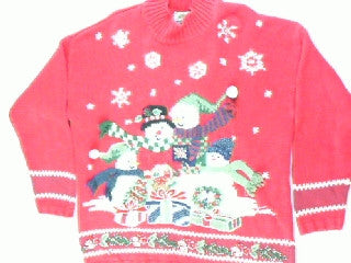 Family Gift Exchange- Large Christmas Sweater
