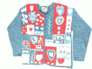 Full Of Heart-Large Valentines Sweater