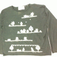 Winter Fun and Games-Medium Christmas Sweater