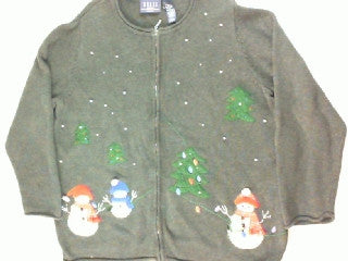 Strung In The Lights- Large Christmas Sweater