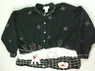 Polar Bear Plunge-Large Christmas Sweater