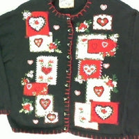 Country Hearts- Large Christmas Sweater