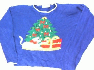 Pawing For Presents- Large Christmas Sweater