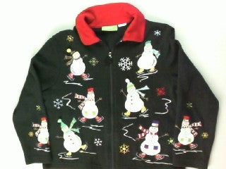 On Thin Ice- Small Christmas Sweater